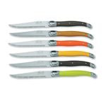 Coffret 6 couteaux steak Laguiole Natura