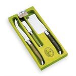 Coffret 3 couteaux à fromage Laguiole Natura