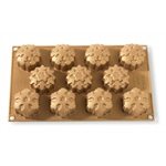 Plaque Flocons Noël silicone Scrapcooking