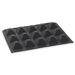 Maxi plaque silicone 15 pyramides