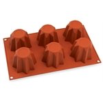 Plaque silicone 6 minis-panettones