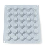 Grande plaque silicone 30 mini-muffins Mathon