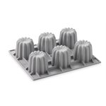 Elastomoule 6 cannelés deBUYER