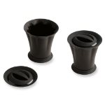 2 moules renversants noirs Mastrad