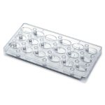 Plaque polycarbonate ovale