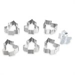 Coffret 6 sapins inox et poussoir