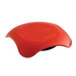 Chauffe plat micro ondable rouge