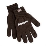 2 gants nettoyants marron