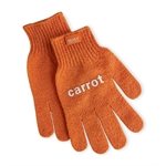 2 gants nettoyants orange