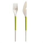 Couverts Twin one verts Lekue