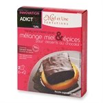 Miel culinaire pour dessert au chocolat