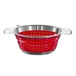 Passoire acier/silicone pliable 24 cm rouge Rosle