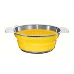 Passoire acier/silicone pliable 20 cm jaune Rosle