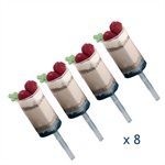 8 Push-up cake pops cœurs