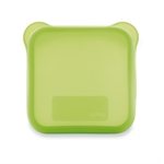 Etui à sandwich carré vert Lekue