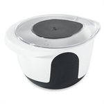Bol à mixer avec couvercle 3 L blanc/noir