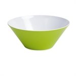 Saladier vert clair / blanc myColours Varo 24,5 cm