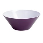 Saladier mûre / blanc myColours Varo 29 cm