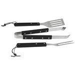 Set d'ustensiles à barbecue noirs