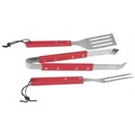 Set d'ustensiles à barbecue rouges