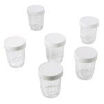 Les 6 pots de 250 ml Cuisinart