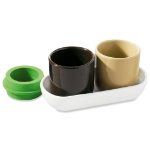 2 tasses espresso avec plateau REVOL