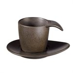 6 tasses à espresso et soucoupes Cuba Marone Asa