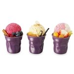 6 gobelets froissés Violets Bialetti
