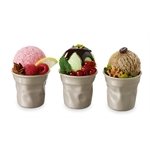 6 gobelets froissés Perle Bialetti