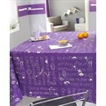 Nappe Acryfilm Dans ma cuisine Ultra-violet 2,50 m Nydel