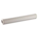 Rouleau 12 serviettes réutilisables blanches
