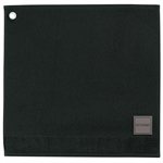 Essuie-mains Curl noir carré 50 cm Winkler