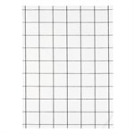 Torchon Check fond blanc noir 50x70 Winkler