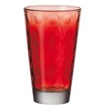 6 Verres Long Drink rouge Optic 30 cl Leonardo