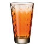 6 Verres Long Drink orange Optic Leonardo