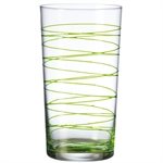 6 Verres XL verts Spirale Leonardo