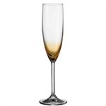6 Flûtes Champagne orange Daily Colours Leonardo