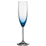 6 Flûtes Champagne bleues Daily Colours Leonardo