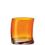 6 Verres à eau orange Swing Leonardo