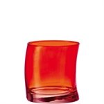 6 Verres à eau rouge Swing 45 cl Leonardo