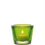 6 Bougeoirs Contessa vert pomme Leonardo