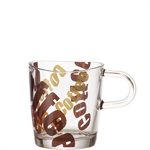 6 Tasses à anse tricolor Loop 30 cl Leonardo