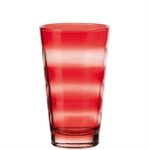 6 Verres Long Drink rouge Wave 30 cl Leonardo