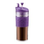 Mug à piston Travel Press 0,45 L violet Bodum