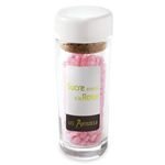 Flacon sucre cristal à la rose