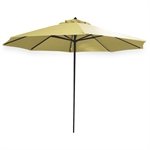 Parasol carré droit Alu 3 m Ecru