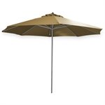 Parasol carré droit Alu 3 m Taupe