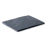 Les 4 assiettes ardoise 30x20 cm