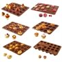 Lot de 6 Flexi'Plaques en silicone - Assortiment de mini-pâtisseries
