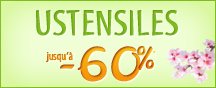 Tous les USTENSILES jusqu'à -60%